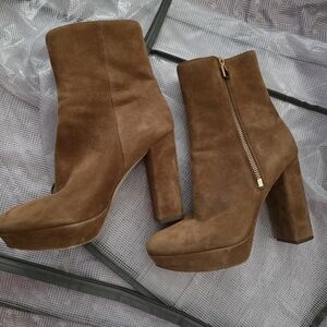 MICHAEL Michael Kors Frenchie Platform Booties. It fits very true to the size.